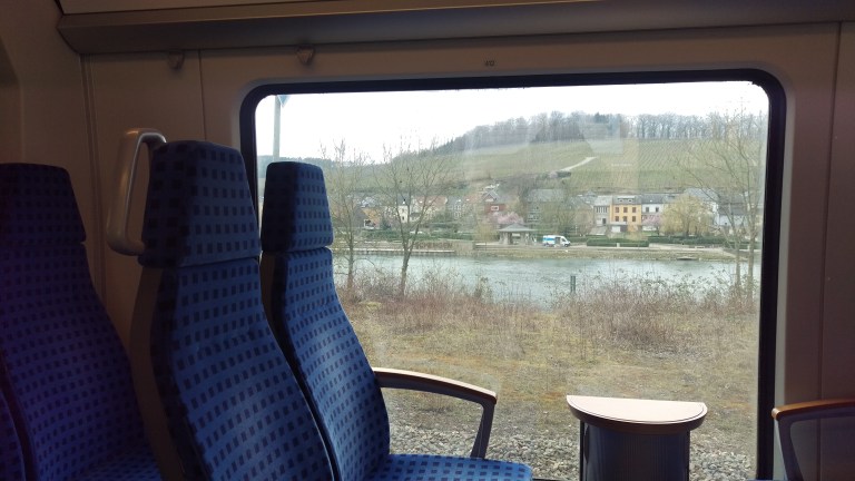 Schengen auf der anderen Mosel Seite.
