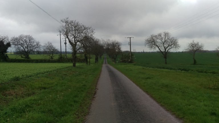 Wege mit Matsch und Pfützen 