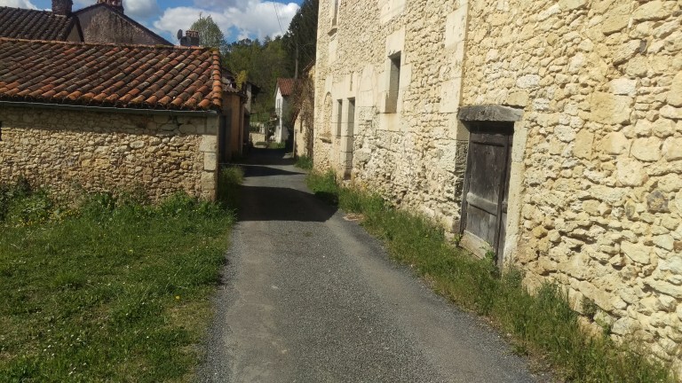 Alte kleine Dörfchen