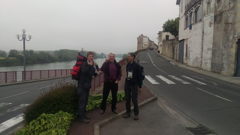 Unser Hausherr und meine beiden Holländer von heute Nacht.