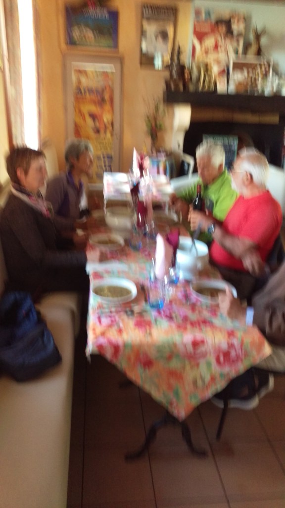 Unser Pilgerstammtisch 3 Franzosen,2 Holländer ein Schondraer