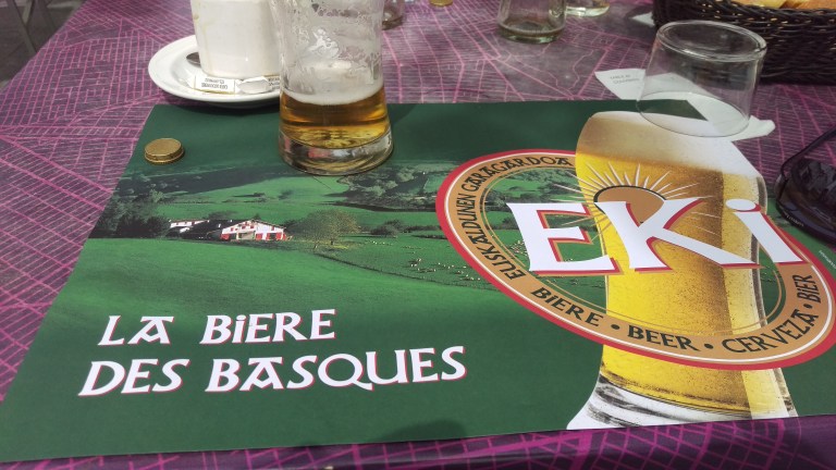 Ich bin bei de Basken angekommen.