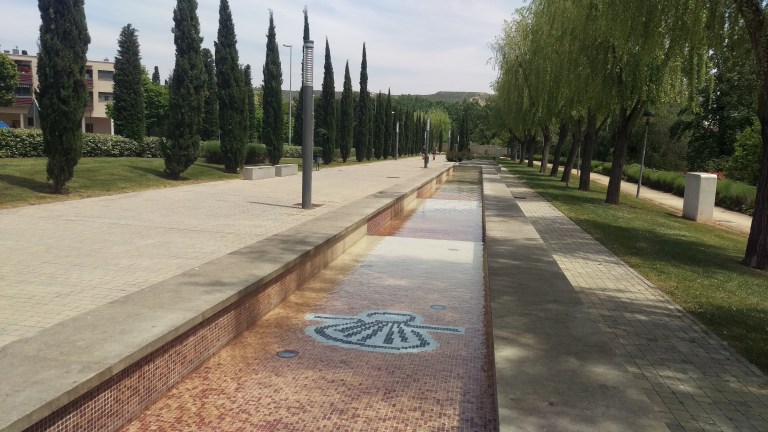 Begrüßung der Pilger in Logrono 