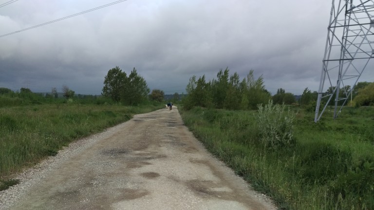 Wege zum Gehen im Regen 