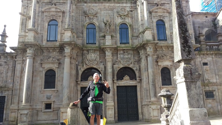 Ich um 10.00 Uhr an der Kathedrale.