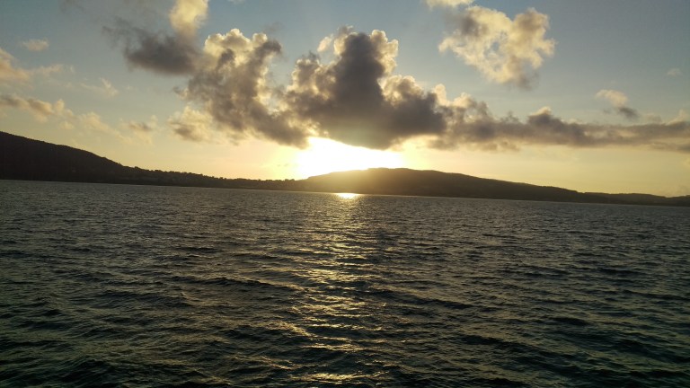 Am Ende der Welt Sonnenuntergang